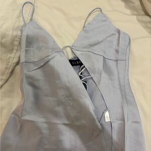 Lioness Light Blue Satin